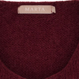 MARTA DU CHATEAU Marta Du Chateau Damen Weste MdcMarlene 5114 Vest Bordeaux