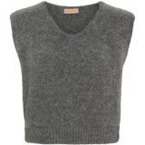MARTA DU CHATEAU Marta Du Chateau Damen Weste MdcMarlene 5114 Vest Grey2901
