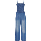 MARTA DU CHATEAU Marta Du Chateau Damen jumpsuit MdcSaga Jumpsuit MediumBlue