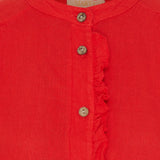 MARTA DU CHATEAU Marta Du Chateau Damen top Mdclise Restudsalg Red