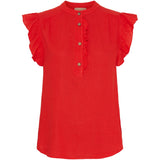 MARTA DU CHATEAU Marta Du Chateau Damen top Mdclise Restudsalg Red
