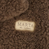 MARTA DU CHATEAU Marta Teddy Damen luffer 48744 Gloves Dk Brown
