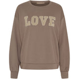 MARTA DU CHATEAU Marta du Chateau Damen Sweatshirt MdcJessa 7976 Sweatshirt Fango Melange