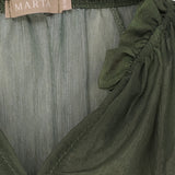 MARTA DU CHATEAU Marta du Chateau Damen Bluse MdcBelladonna 003 Restudsalg Military