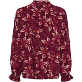 MARTA DU CHATEAU Marta du Chateau Damen Bluse MdcJoceline 5891 Shirt Bordeaux840TPN