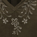MARTA DU CHATEAU Marta du Chateau Damen Bluse MdcJuniper 8529 Blouse Moro