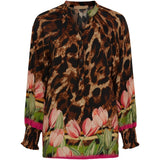MARTA DU CHATEAU Marta du Chateau Damen Bluse MdcMelanie 6496 Restudsalg Marrone3244TPK