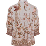 MARTA DU CHATEAU Marta du Chateau Damen Bluse MdcMelisande 7527 Shirt Grey3142tps