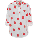 MARTA DU CHATEAU Marta du Chateau Damen Bluse MdcRiva 851928 Blouse Red