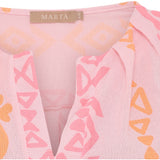 MARTA DU CHATEAU Marta du Chateau Damen Bluse MdcStine 7370C Shirt Pink