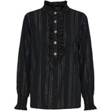 MARTA DU CHATEAU Marta du Chateau Damen Hemd MdcBlanche 6681 Shirt Black