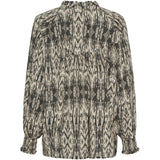 MARTA DU CHATEAU Marta du Chateau Damen Hemd MdcPalma 6450 Shirt Leo Grigio