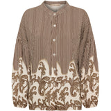 MARTA DU CHATEAU Marta du Chateau Damen Hemd MdcSequoia 8597 Shirt Marrone4602tpe
