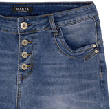 MARTA DU CHATEAU Marta du Chateau Damen Jeans MdcSolene MDC202-2261 Jeans Blue Denim