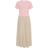 MARTA DU CHATEAU Marta du Chateau Damen Kleid MdcIngfrid 7334 Dress Beige/Pink