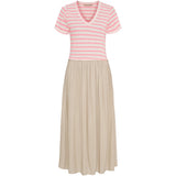 MARTA DU CHATEAU Marta du Chateau Damen Kleid MdcIngfrid 7334 Dress Beige/Pink
