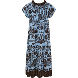 MARTA DU CHATEAU Marta du Chateau Damen Kleid MdcMuse 8405 Dress Blue/Marrone