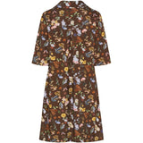 MARTA DU CHATEAU Marta du Chateau Damen Kleid MdcWildrose 259351V Restudsalg Brown Print