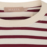 MARTA DU CHATEAU Marta du Chateau Damen Langarm-T-Shirt MdcKara 58709 LS Tee Bordeaux