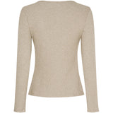 MARTA DU CHATEAU Marta du Chateau Damen Langarm T-Shirt 38915M LS Tee Beige