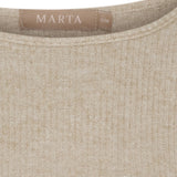 MARTA DU CHATEAU Marta du Chateau Damen Langarm T-Shirt 38915M LS Tee Beige