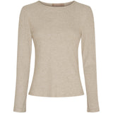 MARTA DU CHATEAU Marta du Chateau Damen Langarm T-Shirt 38915M LS Tee Beige