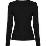 MARTA DU CHATEAU Marta du Chateau Damen Langarm T-Shirt 38915M LS Tee Black