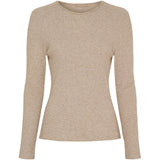 MARTA DU CHATEAU Marta du Chateau Damen Langarm T-Shirt 38915M LS Tee Camel