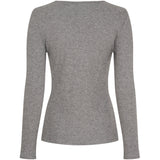 MARTA DU CHATEAU Marta du Chateau Damen Langarm T-Shirt 38915M LS Tee Grey