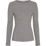 MARTA DU CHATEAU Marta du Chateau Damen Langarm T-Shirt 38915M LS Tee Grey