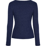 MARTA DU CHATEAU Marta du Chateau Damen Langarm T-Shirt 38915M LS Tee Navy