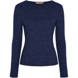 MARTA DU CHATEAU Marta du Chateau Damen Langarm T-Shirt 38915M LS Tee Navy