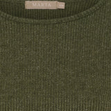 MARTA DU CHATEAU Marta du Chateau Damen Langarm T-Shirt 38915M LS Tee Oliven