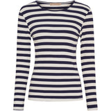 MARTA DU CHATEAU Marta du Chateau Damen Langarm T-Shirt MdcBegonia 7702 LS Tee Navy