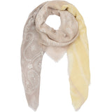MARTA DU CHATEAU Marta du Chateau Damen Schal MdcBelle FA37263 Scarf Yellow/Beige