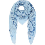 MARTA DU CHATEAU Marta du Chateau Damen Schal MdcCaitlyn FA37257 Scarf Light blue