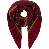 MARTA DU CHATEAU Marta du Chateau Damen Schal MdcClio BA-0746 Scarf DarkRed29