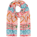 MARTA DU CHATEAU Marta du Chateau Damen Schal MdcEmila FA60198 Scarf Orange/Green