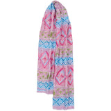 MARTA DU CHATEAU Marta du Chateau Damen Schal MdcEmila FA60198 Scarf Pink/Blue