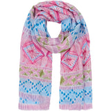 MARTA DU CHATEAU Marta du Chateau Damen Schal MdcEmila FA60198 Scarf Pink/Blue