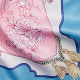 MARTA DU CHATEAU Marta du Chateau Damen Schal MdcFinja BA-Scarf Scarf Blue3533