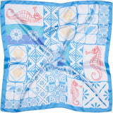 MARTA DU CHATEAU Marta du Chateau Damen Schal MdcJuline FA-Scarf Scarf Blue11114
