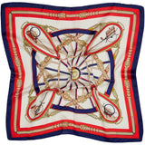 MARTA DU CHATEAU Marta du Chateau Damen Schal MdcJuline FA-Scarf Scarf Blue/Red31218