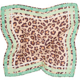 MARTA DU CHATEAU Marta du Chateau Damen Schal MdcJuline FA1-Scarf Scarf Green Leo