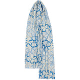 MARTA DU CHATEAU Marta du Chateau Damen Schal MdcKaysa FA3841 Scarf Blue