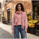 MARTA DU CHATEAU Marta du Chateau Damen Schal MdcKaysa FA3841 Scarf Rosa