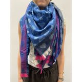 MARTA DU CHATEAU Marta du Chateau Damen Schal MdcSoraka BA-1499 Scarf Blue