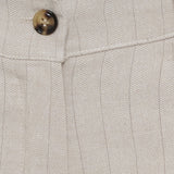 MARTA DU CHATEAU Marta du Chateau Damen Shorts MdcAdrielle 8053 Pant Beige Stripe