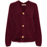 MARTA DU CHATEAU Marta du Chateau Damen Strickjacke MdcDakota 809 Cardigan Bordeaux