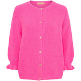 MARTA DU CHATEAU Marta du Chateau Damen Strickjacke MdcJuliana 2413 Cardigan Fuxia Fluo